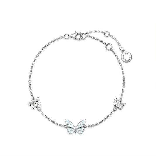 🔥 BUT 2 GET 10% OFF 🔥 Bracciale Farfalla Luminoso ( ARGENTO 925 )