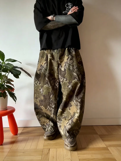 🔥 BUT 2 GET 10% OFF 🔥 Splatter Art Wide Leg Streetwear Trousers