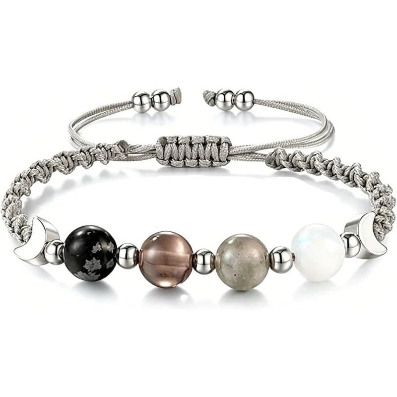 🔥#1 Bestseller - Sconto del 49%丨Moon Phase Crystal Bracelet