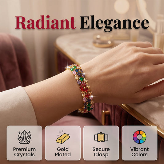 🌸 50% OFF NOW! 🌸Women's Elegant Multicolor Tennis Bracelet